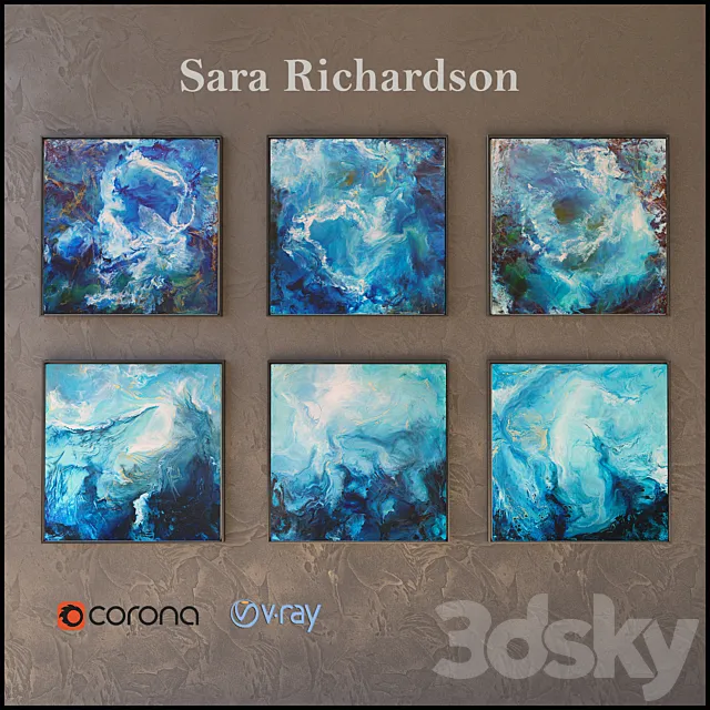 A set of pictures Sara Richardson 3DModel A set of pictures Sara Richardson 3DModel