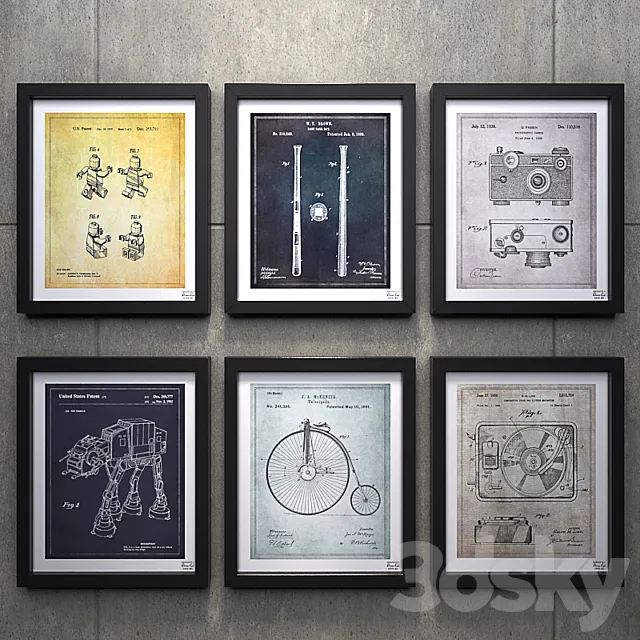 A set of pictures_03 3D Model A set of pictures_03 3D Model