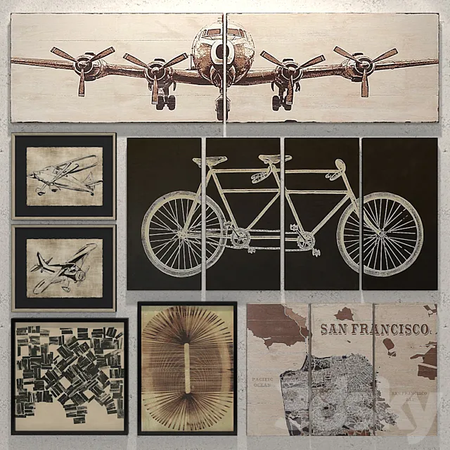 A set of pictures_PB 3D Model A set of pictures_PB 3D Model