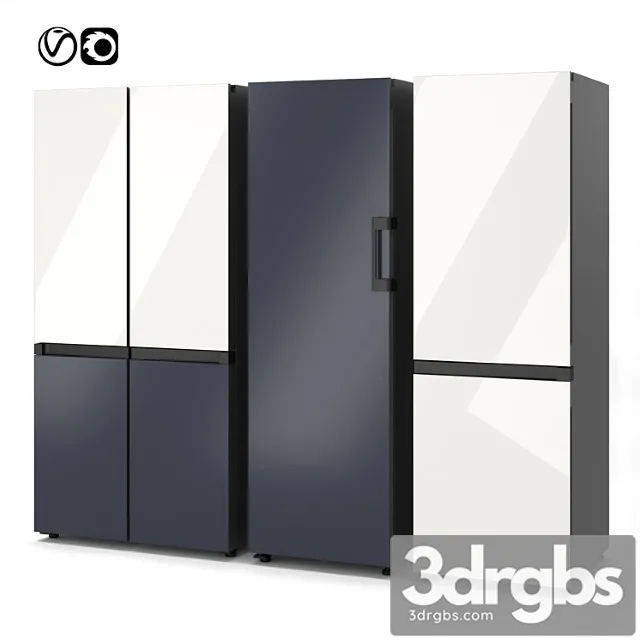A set of refrigerators from samsung A set of refrigerators from samsung
