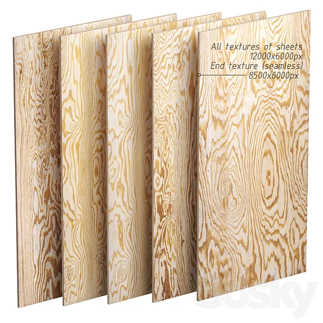 A set of sheets of plywood v2. 5 items Free Download