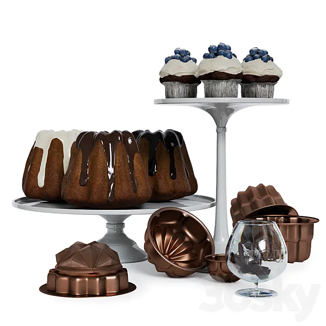 A set of sweets 3DModel