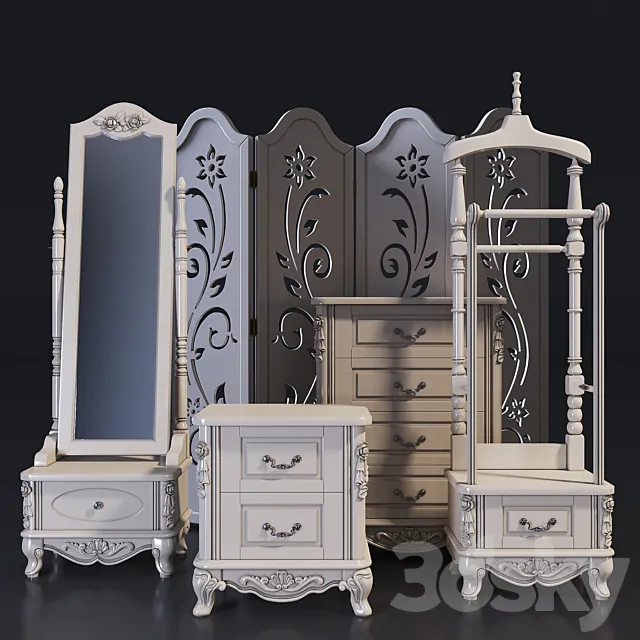 A set of thumbs Milano. 3DModel