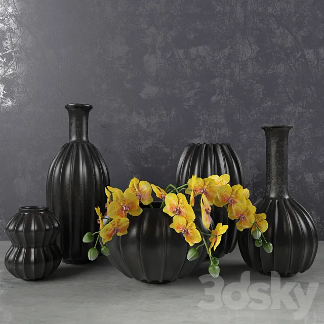 A set of vases (on perezalivke) 3DModel
