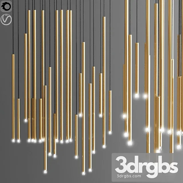 A-tube nano cluster sistem pendant light 3D Model Download A-tube nano cluster sistem pendant light 3D Model Download