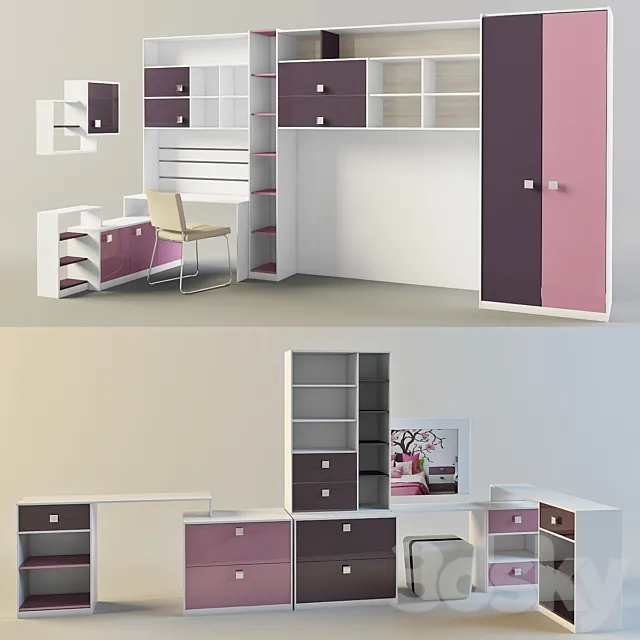 A wall in the children’s 3DModel