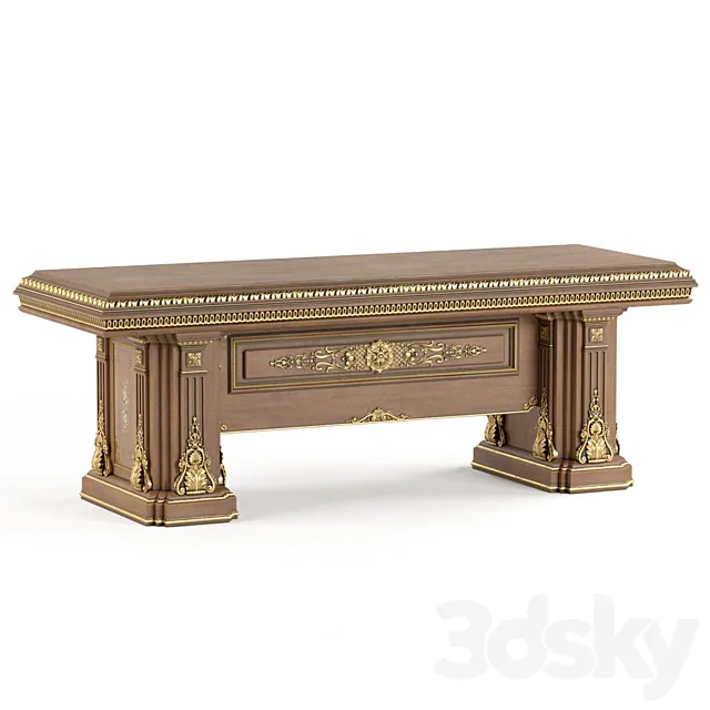 A writing desk in the classical style of Francesco Molon 3DModel