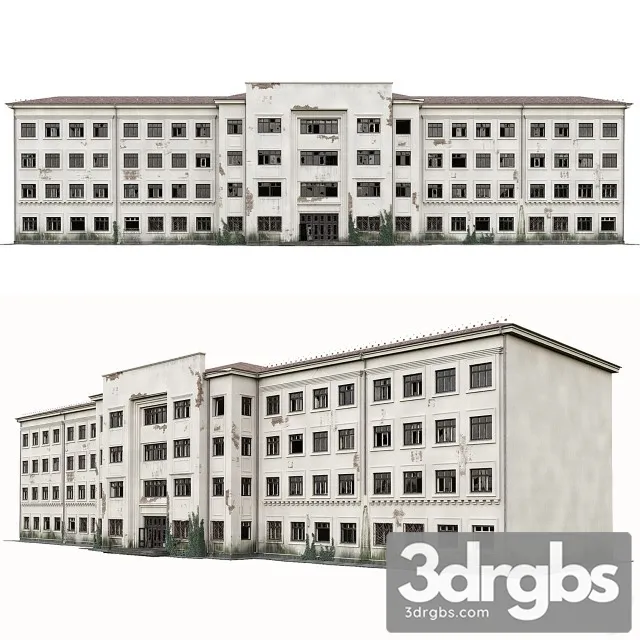 Abandoned Hospital 3D Model Download