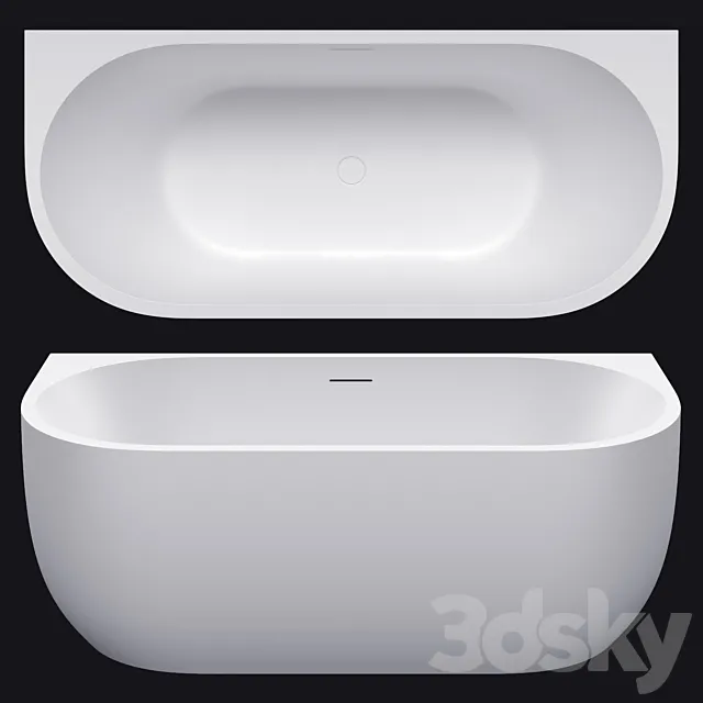 Abber AB9316 170×75 _ wall bath 3D Model