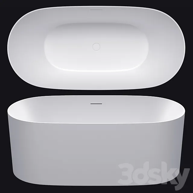 ABBER AB9368 – 1.7 _ freestanding bathtub 3D Model