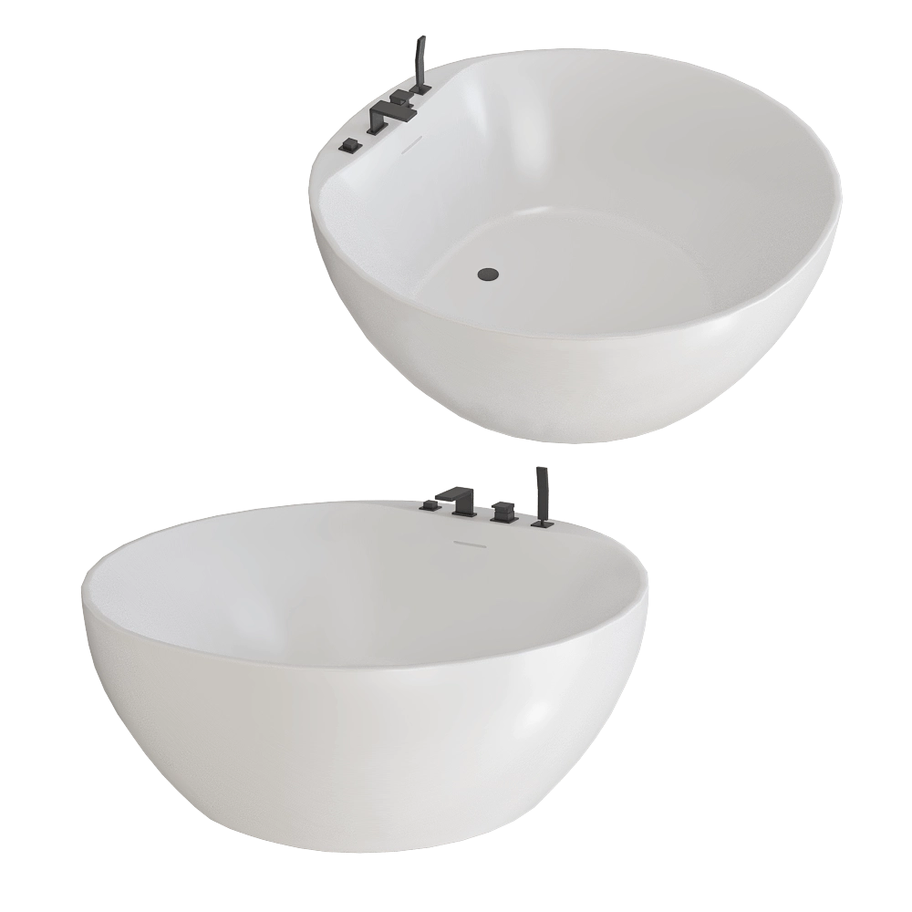 ABBER – Bathtub AB9280 3D Model