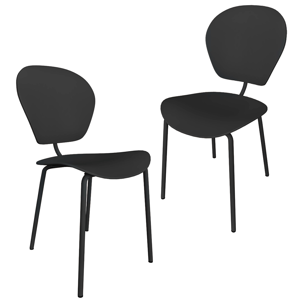 ABBER – Chair The ocean pirate black 3D Model ABBER – Chair The ocean pirate black 3D Model