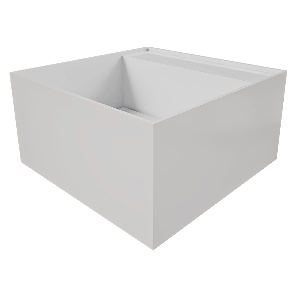 ABBER – Surface-mounted sink ARMONIA SQUARE TOP 02 3D Model