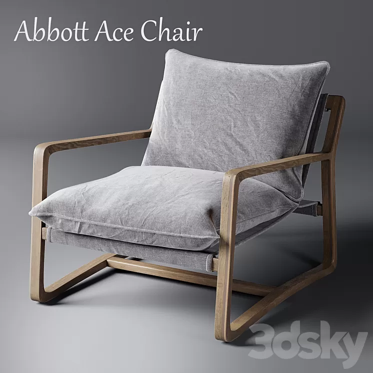Abbott Ace Chair 3D Model Abbott Ace Chair 3D Model