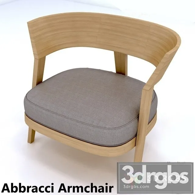 Abbracci Armchair 3D Model Download Abbracci Armchair 3D Model Download