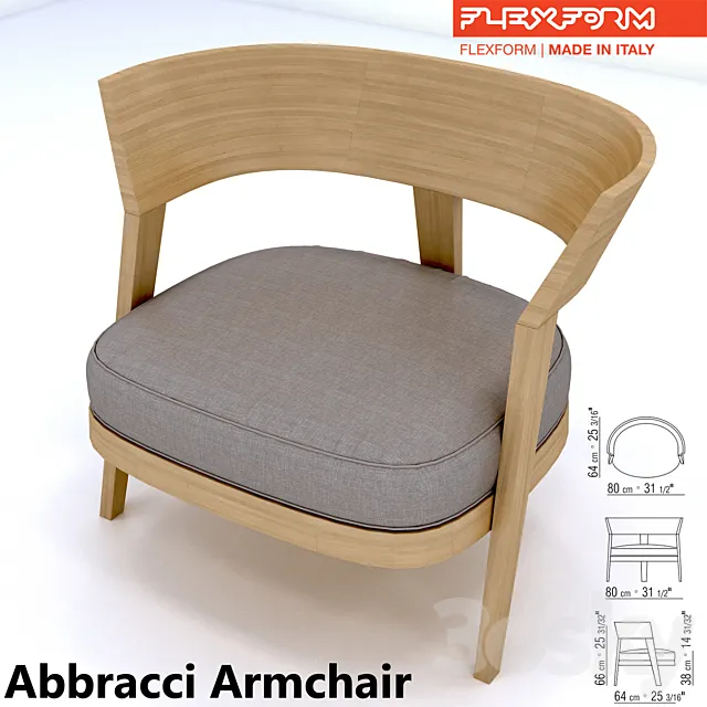 Abbracci Armchair 3DModel