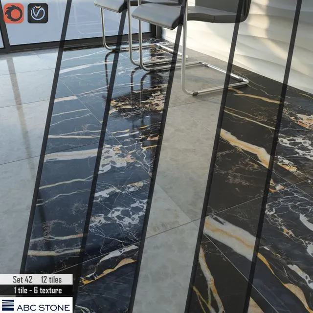 ABC stone Set 42 3D Model ABC stone Set 42 3D Model