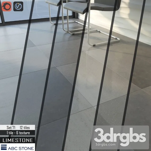 ABC Stone Set 71 3D Model Download