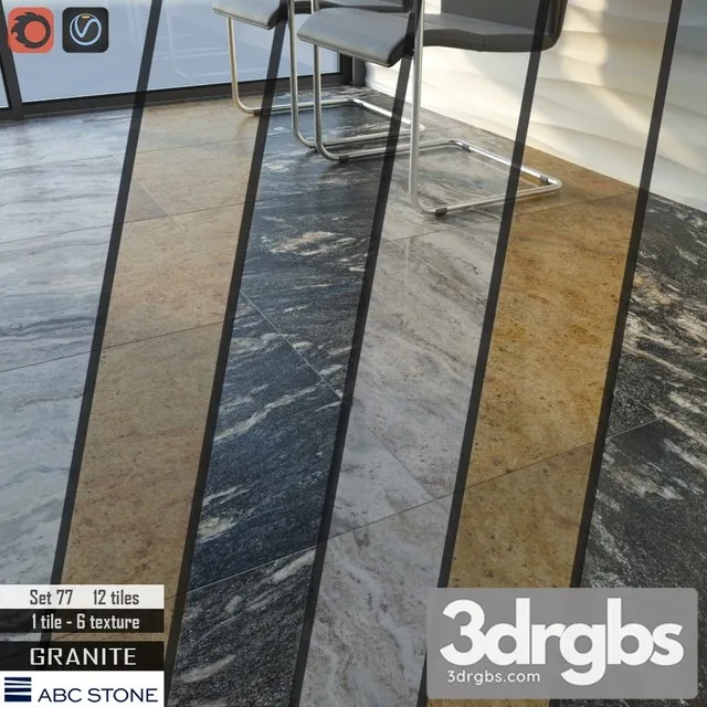 ABC Stone Set 77 3D Model Download ABC Stone Set 77 3D Model Download