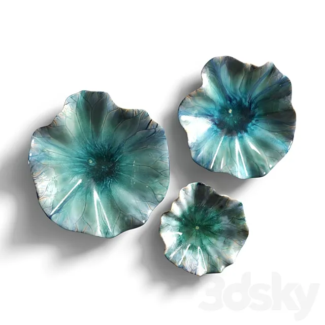 Abella Ceramic Wall Decor 3D Model