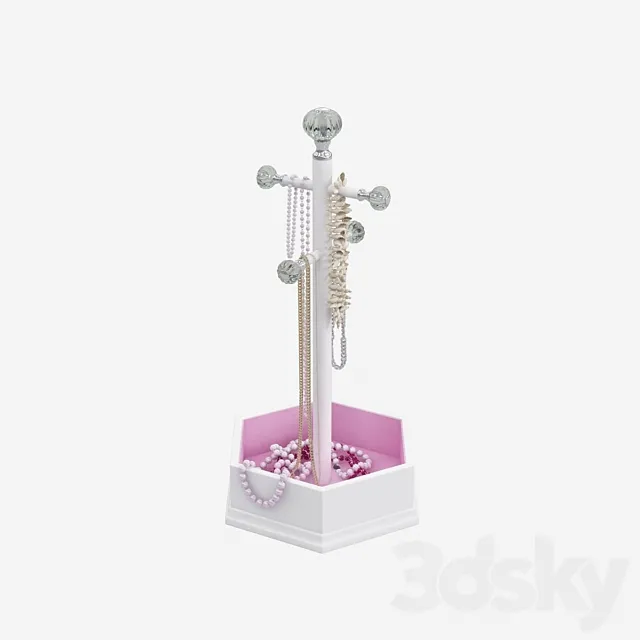 Abigail Jewelry Stand (Stand Jewelry) 3D Model Abigail Jewelry Stand (Stand Jewelry) 3D Model