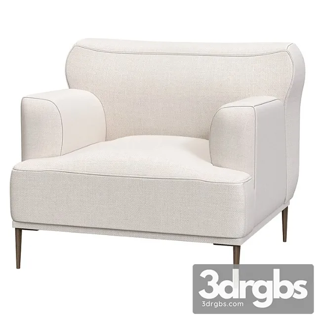 Abisko Quartz White Lounge Chair 15 3D Model Download Abisko Quartz White Lounge Chair 15 3D Model Download