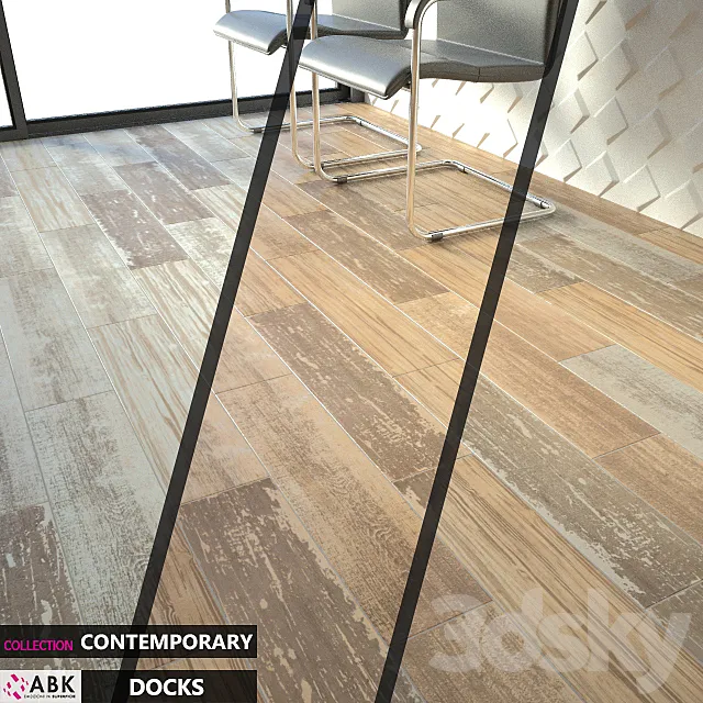 ABK COLLECTION CONTEMPORARY DOCKS Set 01 3D Model ABK COLLECTION CONTEMPORARY DOCKS Set 01 3D Model