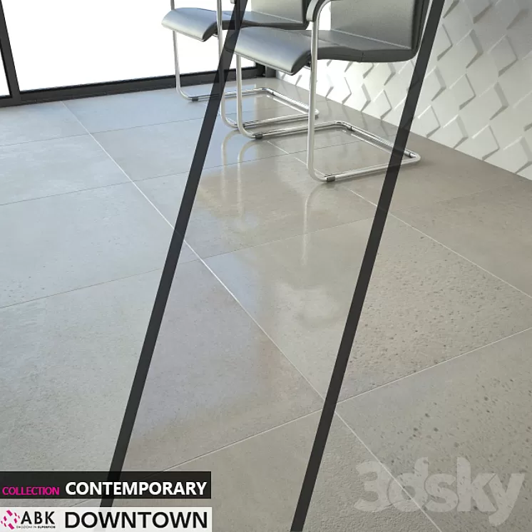 ABK COLLECTION CONTEMPORARY DOWNTOWN EARTH ASH 3D Model