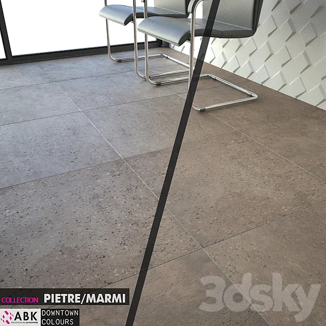 ABK COLLECTION PIETRE MARMI DOWNTOWN COLOURS COPPER 3D Model ABK COLLECTION PIETRE MARMI DOWNTOWN COLOURS COPPER 3D Model