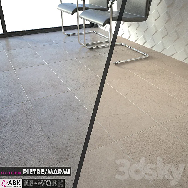 ABK COLLECTION PIETRE MARMI RE-WORK SINGLE 1 BONE WARM Set 07 3DModel ABK COLLECTION PIETRE MARMI RE-WORK SINGLE 1 BONE WARM Set 07 3DModel