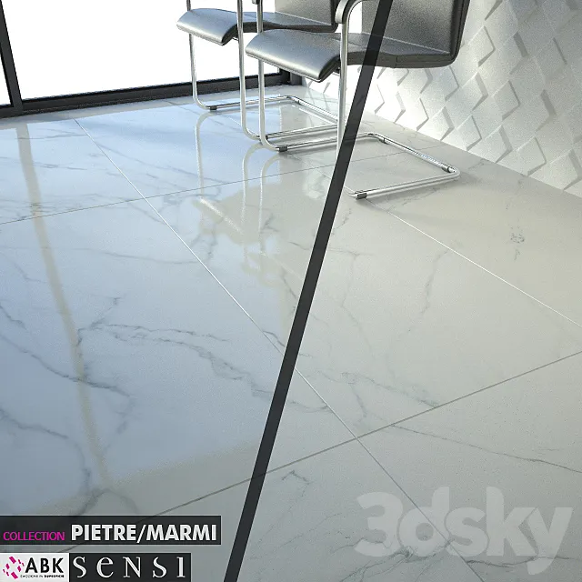 ABK COLLECTION PIETRE MARMI SENSI STATUARIO WHITE Set 01 3DModel ABK COLLECTION PIETRE MARMI SENSI STATUARIO WHITE Set 01 3DModel