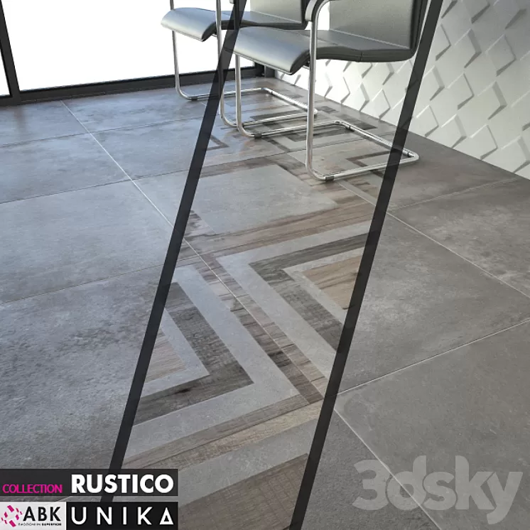 ABK COLLECTION RUSTICO UNIKA SMOKE 3D Model