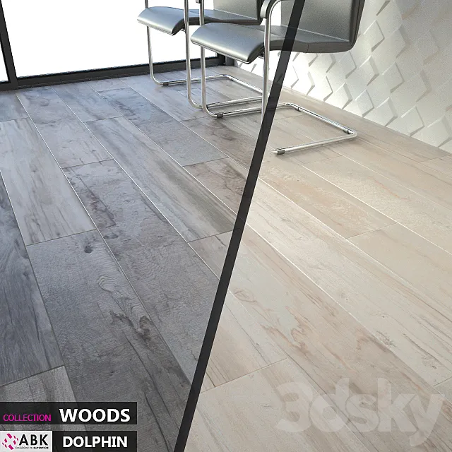 ABK COLLECTION WOODS DOLPHIN COAL MILK Set 03 3DModel ABK COLLECTION WOODS DOLPHIN COAL MILK Set 03 3DModel