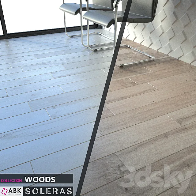 ABK COLLECTION WOODS SOLERAS BIANCO AVANA Set 02 3DModel ABK COLLECTION WOODS SOLERAS BIANCO AVANA Set 02 3DModel