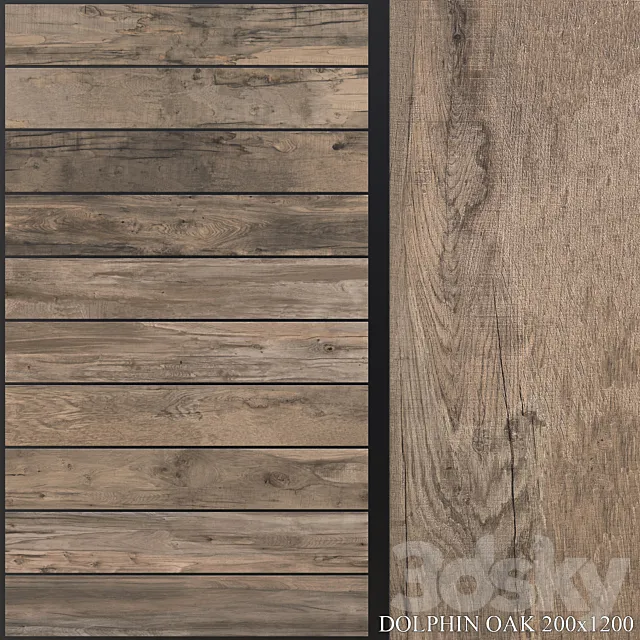 ABK Dolphin Oak 200×1200 3D Model ABK Dolphin Oak 200×1200 3D Model