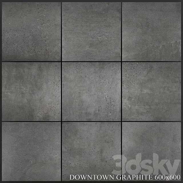 ABK Downtown Graphite 600×600 3D Model ABK Downtown Graphite 600×600 3D Model