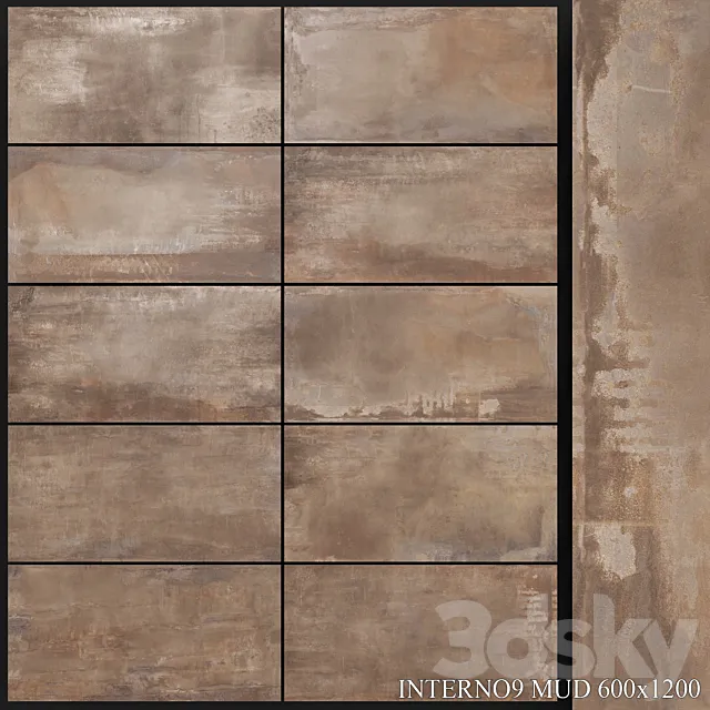 ABK Interno9 Mud 600×1200 3D Model
