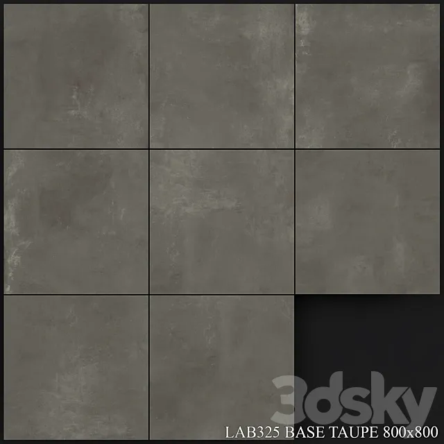 ABK Lab325 Base Taupe 800×800 3D Model