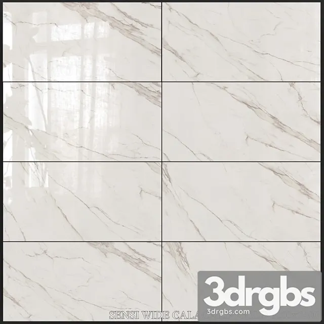 Abk sensi wide calacatta gold 1200×2400 3D Model Download