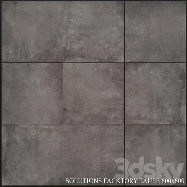 ABK Solutions Facktory Taupe 600×600 3D Model ABK Solutions Facktory Taupe 600×600 3D Model