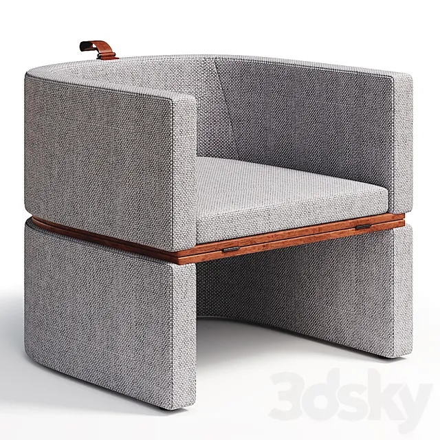 Able Armchair By Tumidei 3DModel