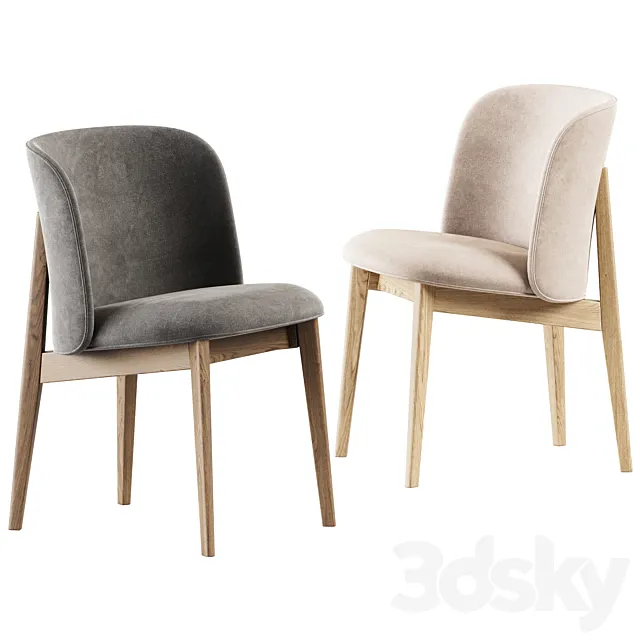 Abrey Chair by Calligaris _ Soft chair 3D Model