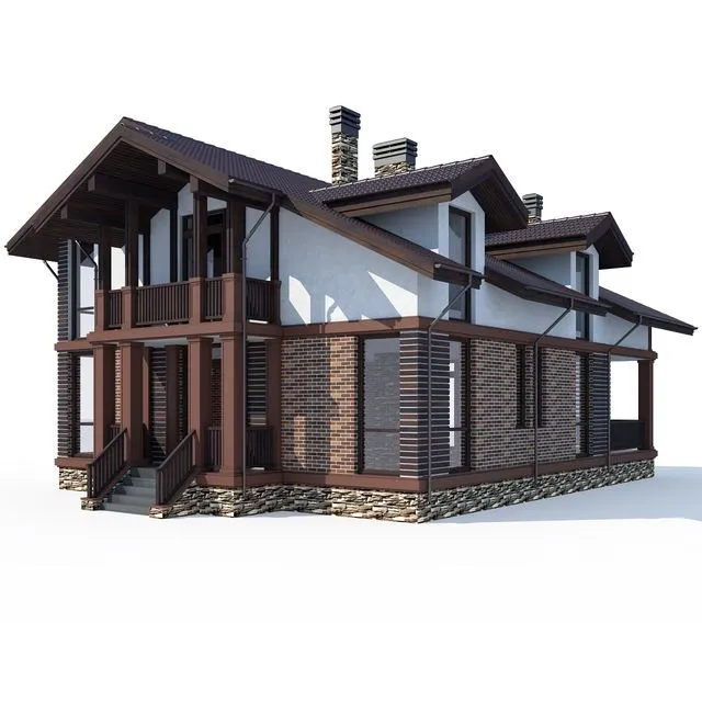 ABS House V12 3D Model