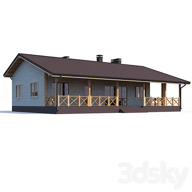 ABS House V154 3D Model