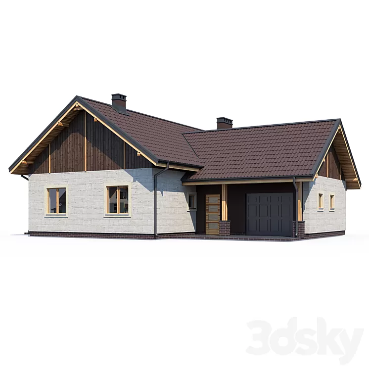 ABS House V189 3D Model