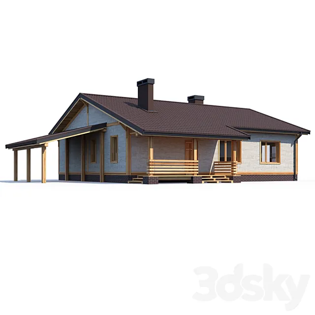 ABS House V197 3D Model