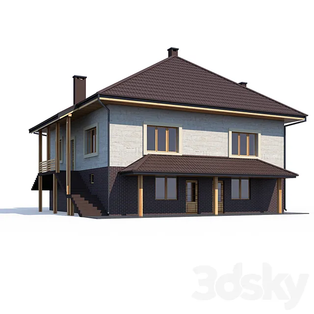 ABS House V214 3D Model
