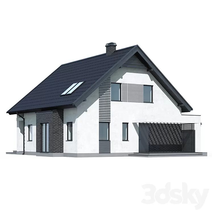 ABS House V264 3D Model
