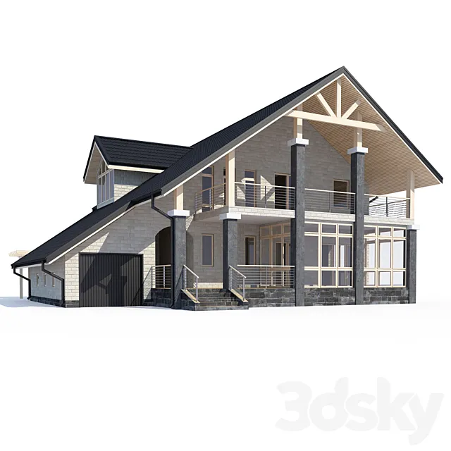 ABS House V68 3D Model