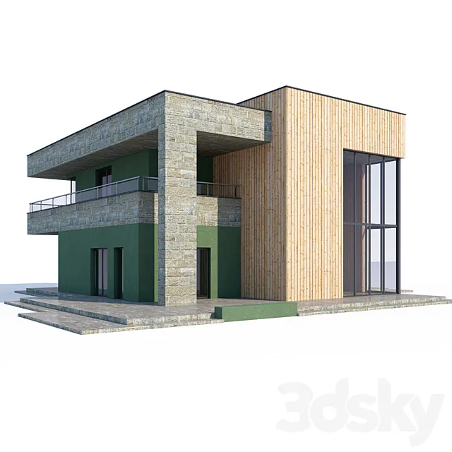 ABS House V90 3D Model